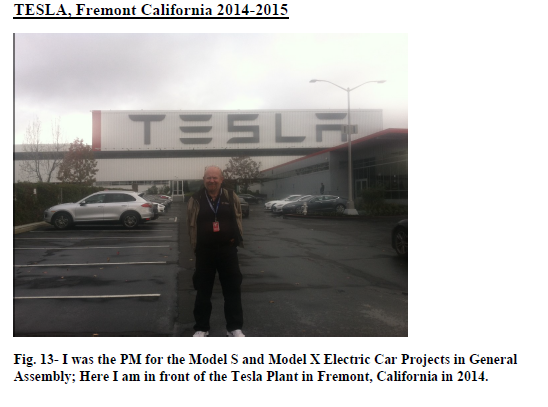 TESLA, Fremont California 2014 2015